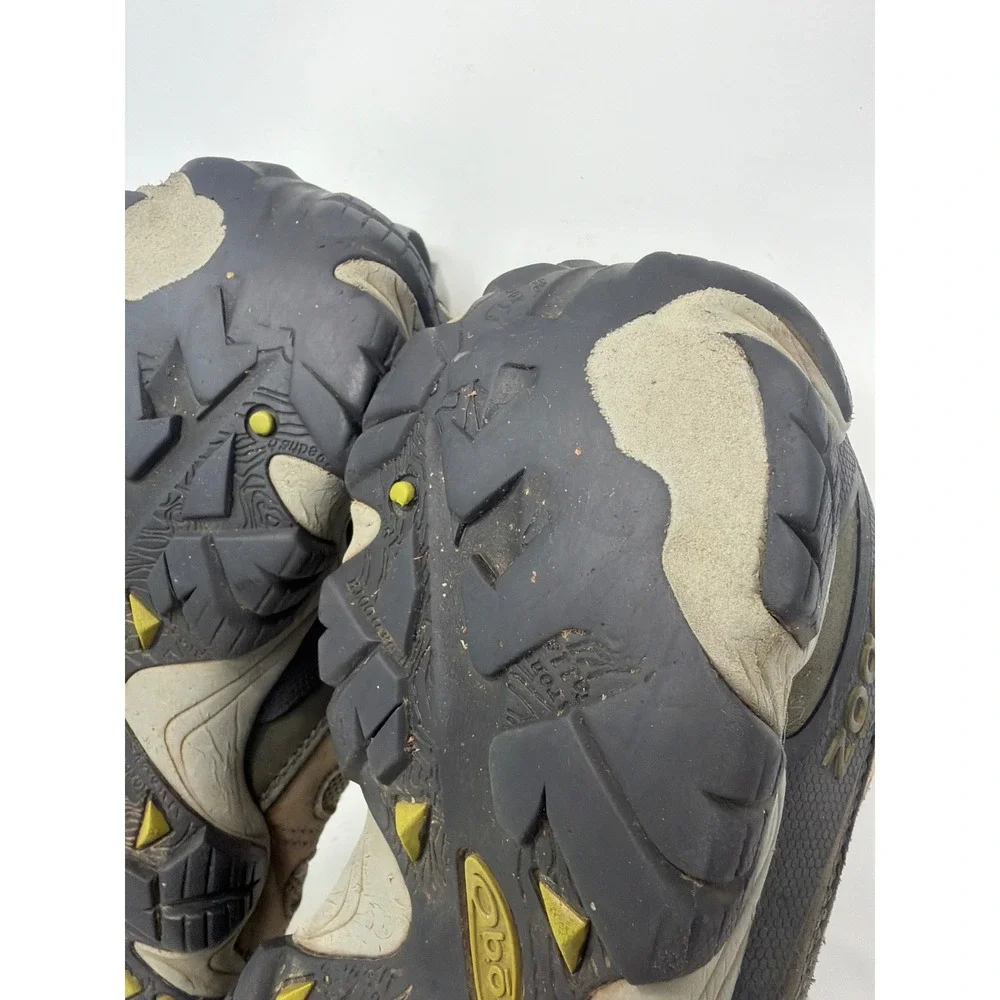 Oboz Mens Brown Hiking Trail Shoes Size 11 Waterproof Outdoor Adventure -DAMAGE-